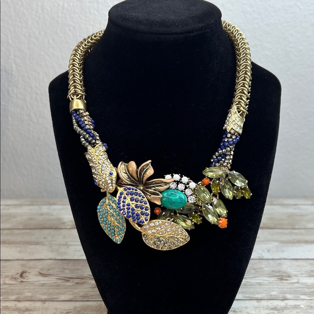 Stella & Dot Collage Statement Necklace